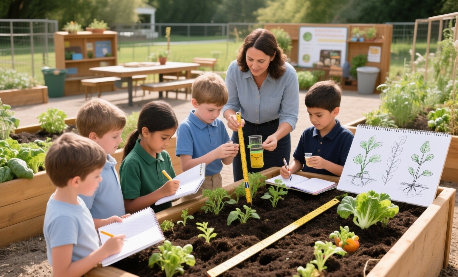 Garden classrooms: transform any school space into a living laboratory for environmental learning