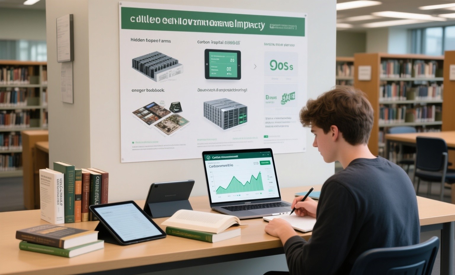 The paperless classroom reality check: environmental benefits and hidden costs of digital learning materials